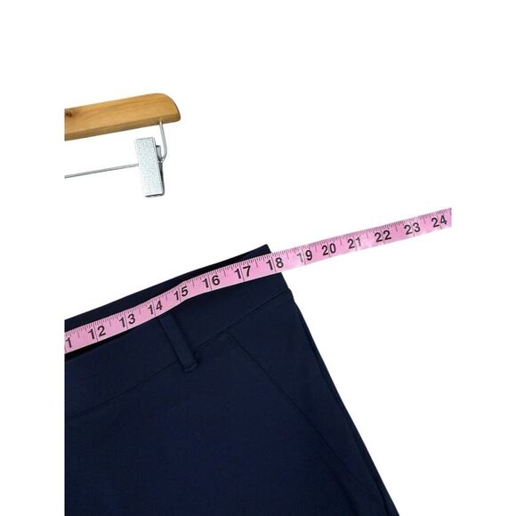 Betabrand Navy Blue Stretch Pull On Capri Pants Professional Work Womens XL - Picture 5 of 7